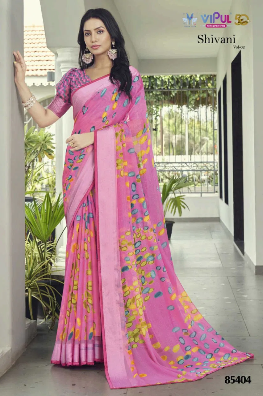 Shivani Vol 2 By Vipul Georgette Saree Exporters In India